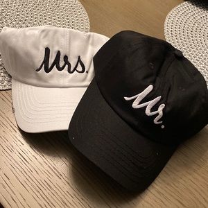 Mr and Mrs hats